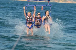 Parasailing Adventure Over Albufeira’s Scenic Coastline